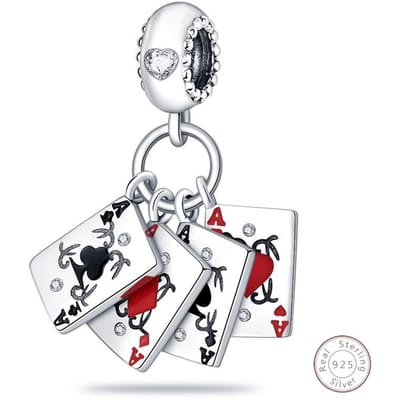 Authentiques Belles Cartes à Jouer en Cuivre Perles Scintillantes en Zirconia 3mm Bricolage Fête Bijoux Exquis Cadeau Conception gray