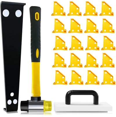 Vloer Installatie Kit - Laminaat Gereedschap - Vloeren Leggen - Versterkte Trekstang - 37 x 24 x 8.1 cm