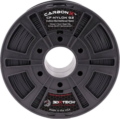 3D Xtech NYL3010500BK0 CarbonX CF Polyamid PA6 Filament PA (polyamide) Chemisch bestendig 1.75 mm 500 g Zwart 1 stuk(s)
