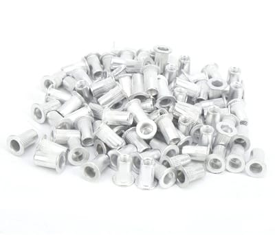 Dailygoods - 100 Stuks M8 Aluminium Klinkmoeren voor Diverse Toepassingen