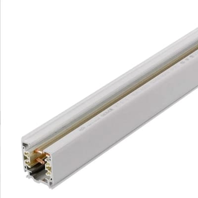 Rail triphasé aluminium anodisé Indeluz lighting Track