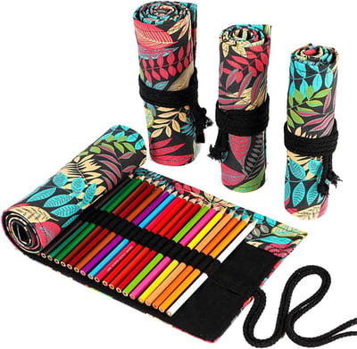 BOTC Pennen Etui - Roletui - Roletui voor potloden en pennen - Canvas - Voor 72 Potloden