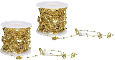 Dailygoods- Slinger 10M - Decoratieve Ster Kralen Slinger - Snijbare Slinger - Woondecoratie - Verjaardag/Kerst - Elegante Ontwerp - Decoratieslinger