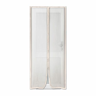 Luance Opzet deurhorzelfklevend - magnetische sluiting - wit - 100 x 220 cm - vliegengordijn