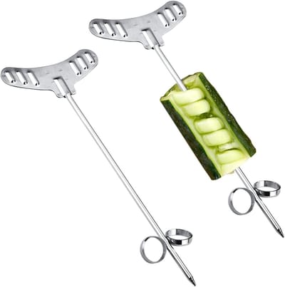 Handmatige Spiralizer voor Groenten en Fruit - 2-delige Spiral Cutter voor Aardappelen en Groenten