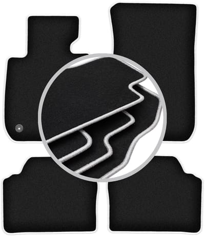 CARLUX-SILVER automatten voor: BMW 3 E90 sedan (2004-2011)