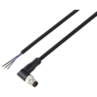 TRU COMPONENTS TC-13751848 Aansluitkabel M8 x 1 Aantal polen (sensoren): 3 Stekker, haaks 2 m 1 stuk(s)