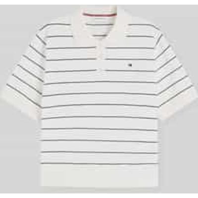 regular fit pullover van puur katoen met polokraag