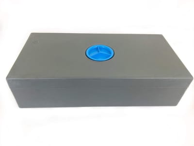 Toilet Tank - Waterreservoir - Toiletonderhoud - 60 Liter Inhoud - 32x16x8 cm - Grijs