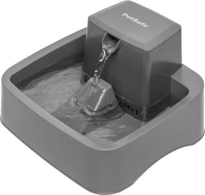 PetSafe Drinkwell® 3.7 litre Pet Fountain - Drinkfontein voor middelgrote honden - Met vrijvallende waterstroom en verstelbare stroomsnelheid - 3,7 liter - Drinkfontein 3,7 liter