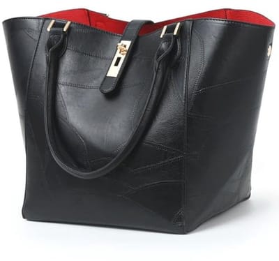 Dames Crossbody Tote Bag - Hobo Schoudertas met Korte Hengsels van Leer