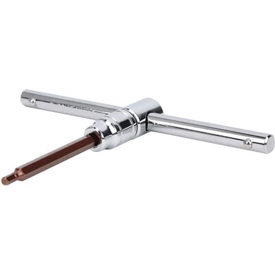 Schoenroller Verwijder Accessoires 15,5 cm T-vormige Handgreep Inline Skaten 4 mm Binnenzeskant Sleutel white