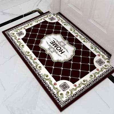Huishoudelijke Vloermat Europese Lichte Luxe Sanitaire Pad Badkamer Antislip Voetmat Bruiloft Deurmat Badkamer Absorberende Vloermat 60*90cm