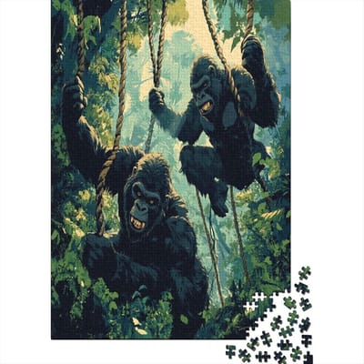 Puzzel 1000 stukjes - Legpuzzel volwassenen - Ontspanning thuis - Hoge resolutie print - 75 x 50 cm - Stijl 8