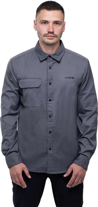 CUBE VERTEX SHIRT L/S GREY L