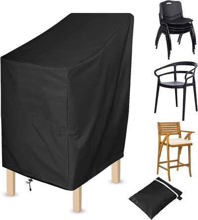 Dailygoods - Beschermhoes voor tuinstoelen, tuinmeubelen (70 x 70 x 120 cm)
