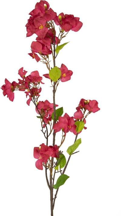 Easyplants | Kunstbloem Bougainvillea 120 cm bordeaux | Zijde | Nepbloemen | bordeaux | Onderhoudsvrij | Kant-en-klaar
