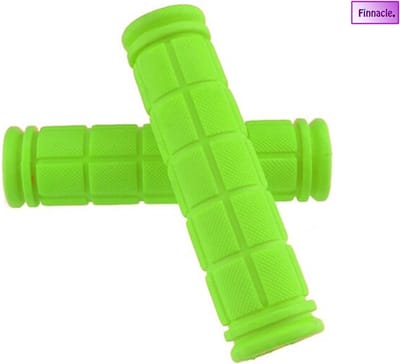 Finnacle - Fietshandvatten Stuur Grips Anti-Slip Fiets Handvat Bar Grips Rubber Licht groen