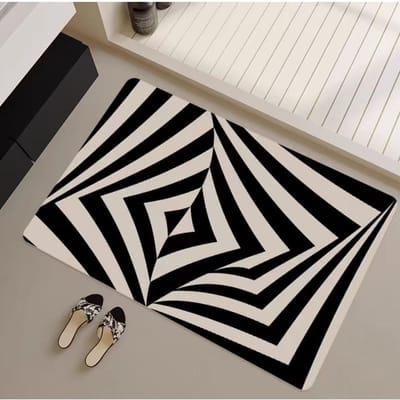 Moderne Eenvoudige Badkamer Vloermat Diatomeeënaarde Toilet Sneldrogend Deurmat Toilet Absorberend Antislip Kan Worden Gesneden Voetmat Zuignap 30 * 50cm