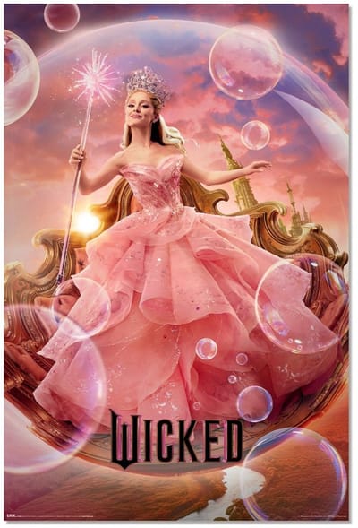 Wicked Glinda Poster - Disney - goede - Oz - 61 x 91.5 cm.