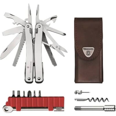 Victorinox Swiss Tool Spirit X Plus Ratchet 3.0236.L Multitool Aantal functies 36 Zilver