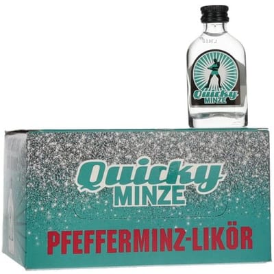 Quicky Minze Pfefferminzlikör 18% Vol. 20x0,02l