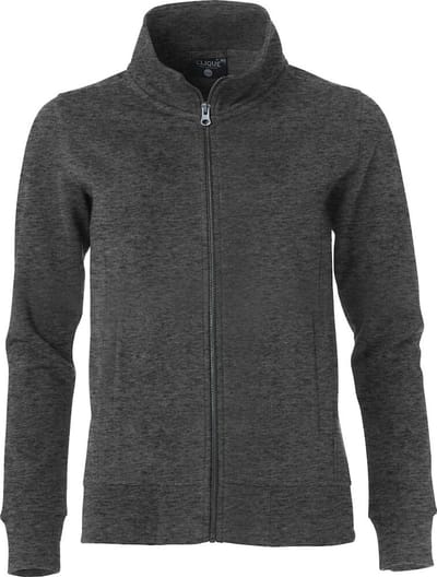 Clique Classic Cardigan Women 021049 - Antraciet Melange - XXL