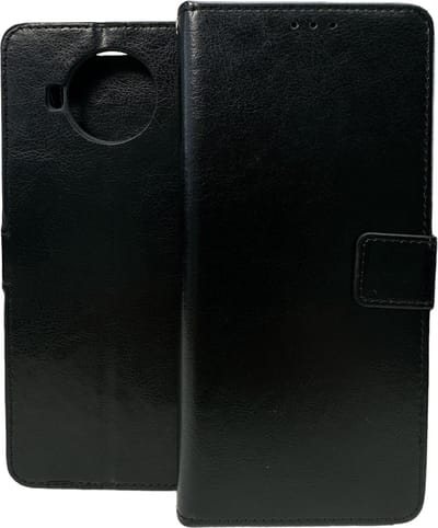 Portemonnee Bookcase Hoesje Geschikt voor: Nokia 8.3 - Zwart