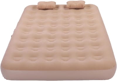 Zelfopblazende Matras - Luchtbed - Logeren en Kamperen - Ingebouwde Pomp - Full Maat - Grijs