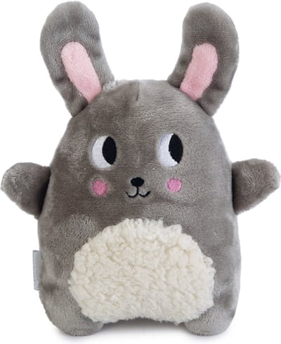 Beeztees Puppy Snoet - Puppy Speelgoed - Puppyknuffel - Hondenspeelgoed - Pluche - Grijs - 25x20x7,5 cm