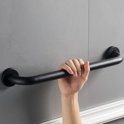 Veiligheidsbeugel Badkamer - Douchesteun Wandmontage - Veiligheid Thuis - Antislip Ondersteuning - 45 cm Lengte - Zwart