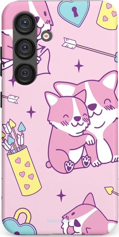 Casetastic Hoesje Geschikt voor Samsung S25 - Stijlvolle Beschermende Duo-layer Case - Cupi Cori