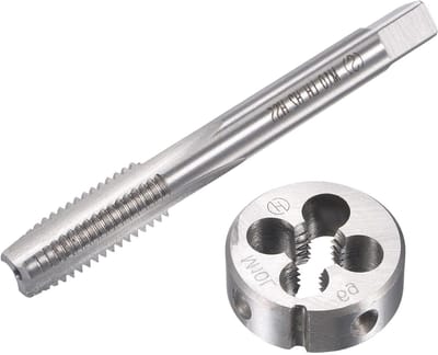 Dailygoods- Tapset M10 x 1,5 mm - Linkshandige Schroefdraadmeter - HSS Schroefdraad Snijder - Gelegeerd Gereedschapsstaal - Duurzaam Ontwerp - Eenvoudige Bediening - Schroefdraadset