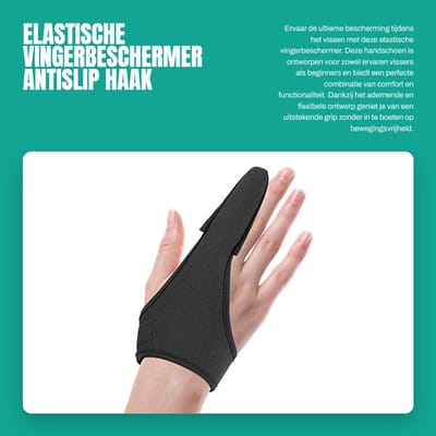 Dailygoods- Vingerbeschermer Ademend - Vingerbeschermer Siliconen - Antislip - Flexibel - Hengelsport - Comfortabel Ontwerp - Vingerhandschoen