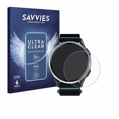 Savvies - Screenprotector voor Garmin Approach J1 - Folie Beschermfolie transparant 6 Stuks