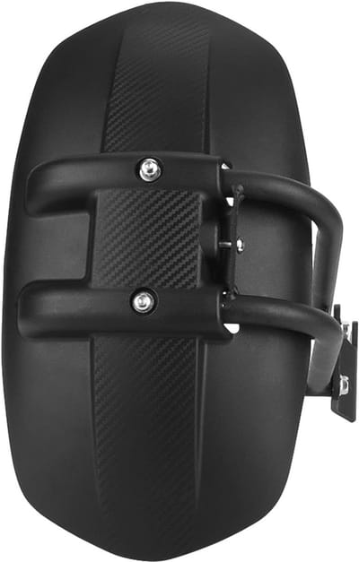 Byshayne- Spatbord Achter - Motorfietsspatbord - Gemodificeerde Regenplank - Bescherming tegen Water - ABS/Roestvrij Staal - Universeel 12-18 Inch - Motorfietsspatscherm