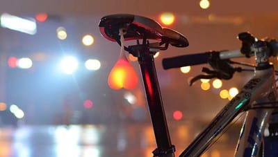 Fiets-Achterlicht-Hart-Balls-Love Fietsverlichting Achterlicht-Stil en Knipperend