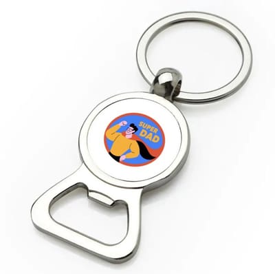 Akyol - super dad flesopener - Vader - papa - vaderdag - cadeau - verjaardag - kado - 9 bij 3 cm