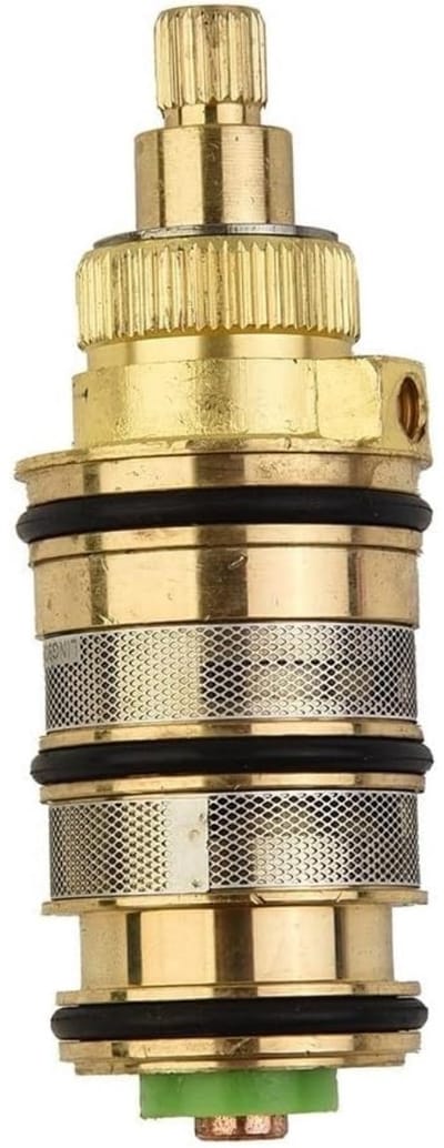 TOVBMUP Thermostatische klepkern - Thermostatische klepkernvervanging - Vervanging van de temperatuurregelhendel - Messing - Compatibel met de meeste doucheaccessoires - Voor gemengde douches