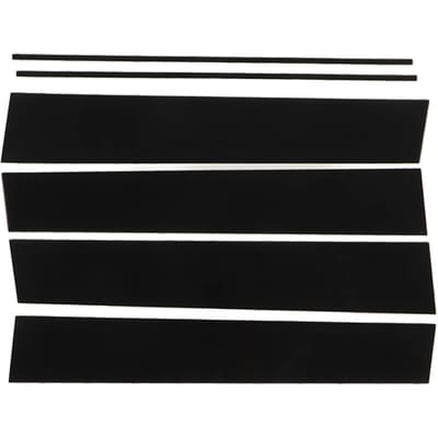 6 Stuks B-Stijl Posten Deurlijst Glanzend Zwart Exterieur Zijdeur Raamsticker voor Odyssey 2005?2010 gray