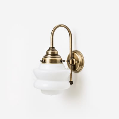 Wandlamp Small Top Meander Brons - Art Deco Trade