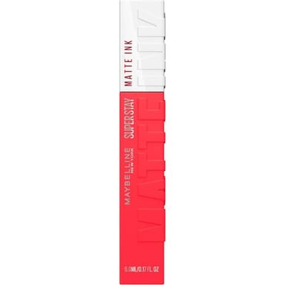 Maybelline New York - SuperStay Matte Ink Lipstick - 25 Heroine - Rood - Matte, Langhoudende Lippenstift - 5 ml