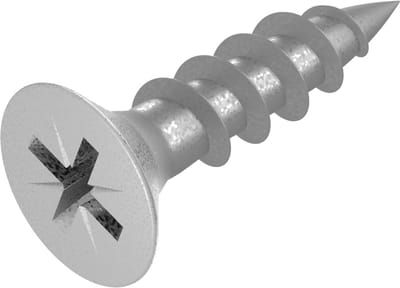 Spaanplaatschroeven 4 x 16 mm Roestvrij Staal V2A met volledige schroefdraad Kruiskop PZ 500 stuks