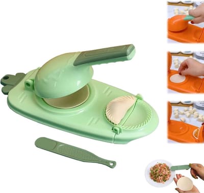 Livano Dumplings Machine - Raviolimakers - Ravioli - Dumpling Maker Set - Dumpling Vorm - Snijder - Pastei - Empanada - Uitsteker - Groen