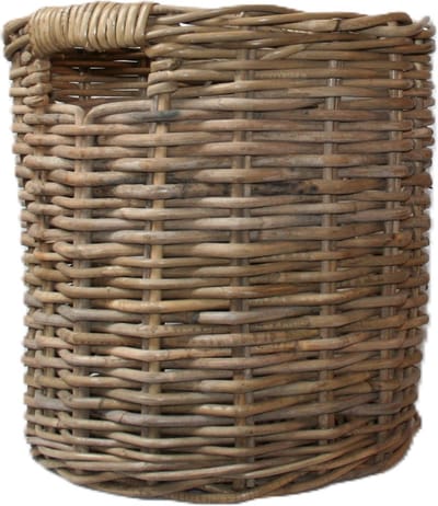 EDG Opbergmand-Plantenmand voor Binnen Rotan Naturel H 24 cm D 24 cm