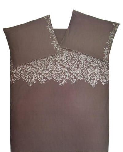 Beddinghouse Dario Dekbedovertrek - Eenpersoons - 140x200/220 cm - Taupe