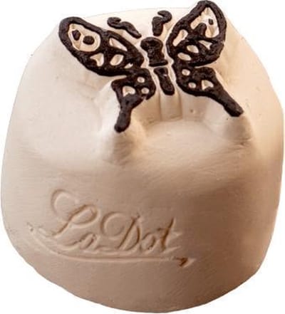 LaDot Tattoo Stempel Steen - S123 - Small - Vlinder - Nep Tattoo - Black Tattoo - Kinderen en Volwassenen
