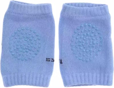 Kniebeschermers baby - Lichtblauw - 2 paar