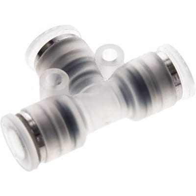 6mm T-koppeling PA Insteekfitting FDA EPDM