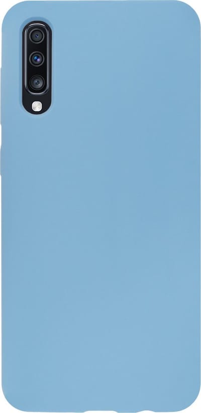 BMAX Siliconen hard case hoesje geschikt voor Samsung Galaxy A70 - Hard Cover - Beschermhoesje - Telefoonhoesje - Hard case - Telefoonbescherming - Blauw